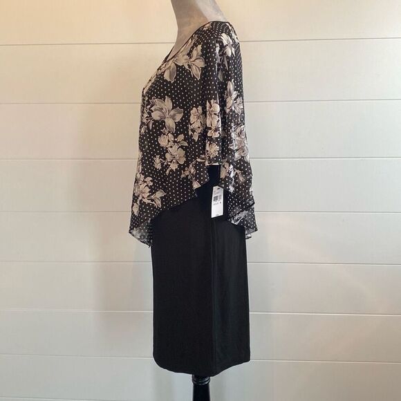 ALYX black dress with Floral overlay - Picture 5 of 10